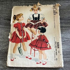 Vintage McCalls girls dress pattern